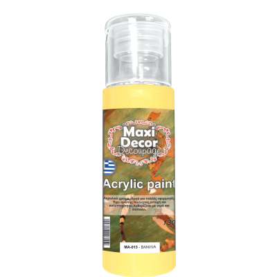 Ακρυλικό Χρώμα 130ml Maxi Decor ΒΑΝΙΛΙΑ ΜΑ013_MA013130